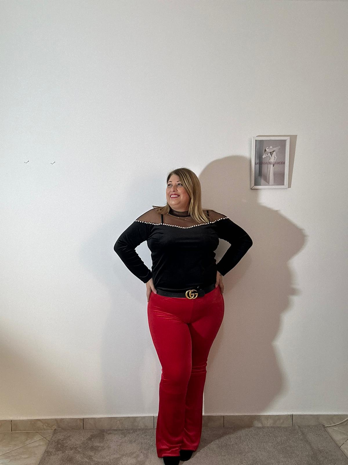 Pantaloni a clearance zampa curvy